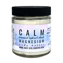 Load image into Gallery viewer, CALM (Unscented) Magnesium Body Butter - Sleep, Relaxation and All-Day Calm.